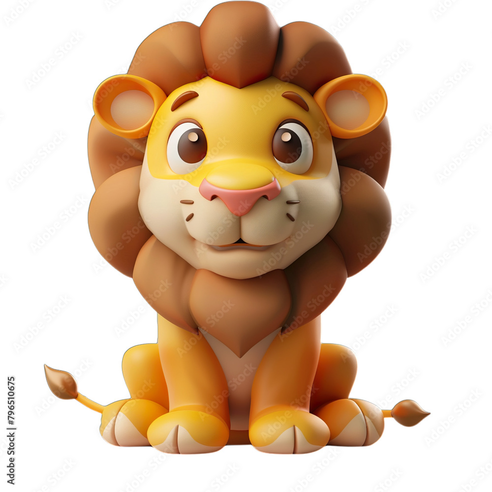 Fototapeta premium lion cartoon