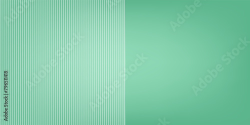 Reeded pattern glass vector background. Transparent plastic panels vertical texture effect. Clear line ribbed plate sheet with corrugated repeat mirror. Green home nature aesthetic elegant spa wave