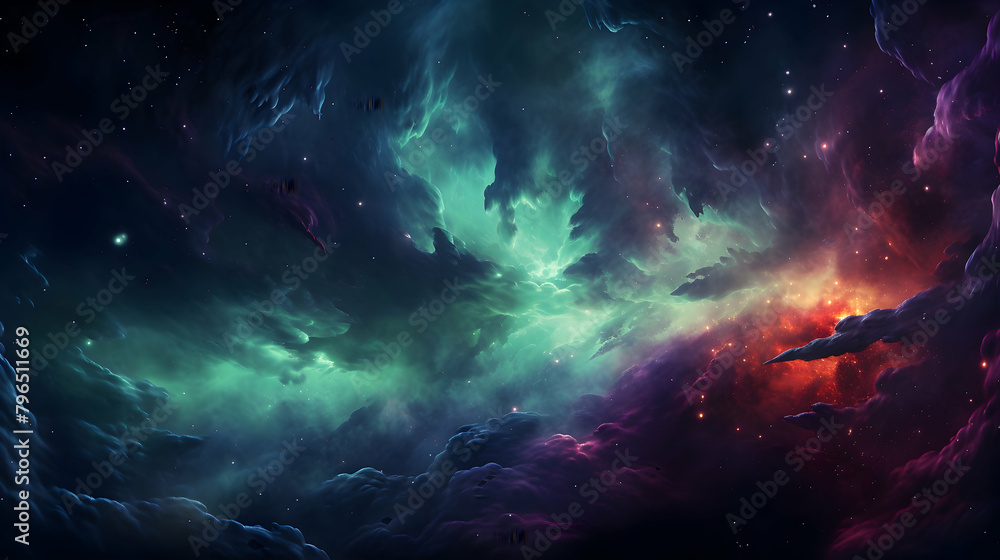 Beautiful view of galaxy sky cool wallpaper with abstract space