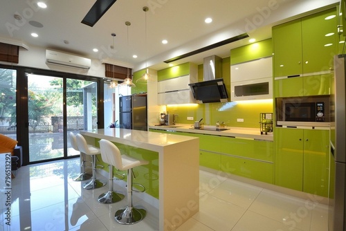 modern kitchen interior