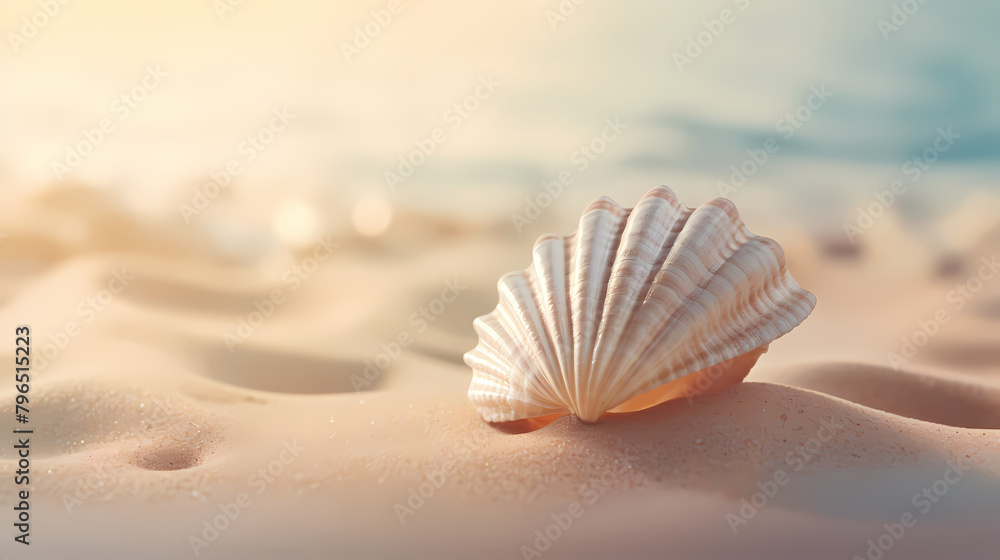 Beautiful shells on the beach Beautiful shells on the beach