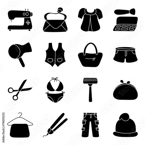 Pack Of Styling solid Icon

 photo