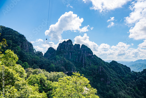 Summer scenery of Beidi Mountain, Pingnan County, Guigang City, Guangxi, China photo