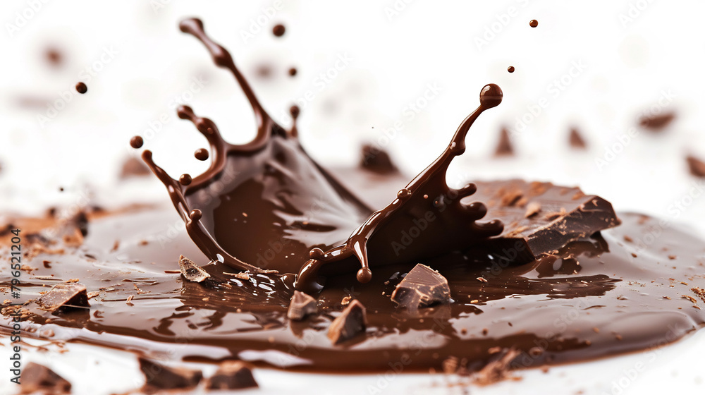 Fototapeta premium Delicious Chocolate Splash