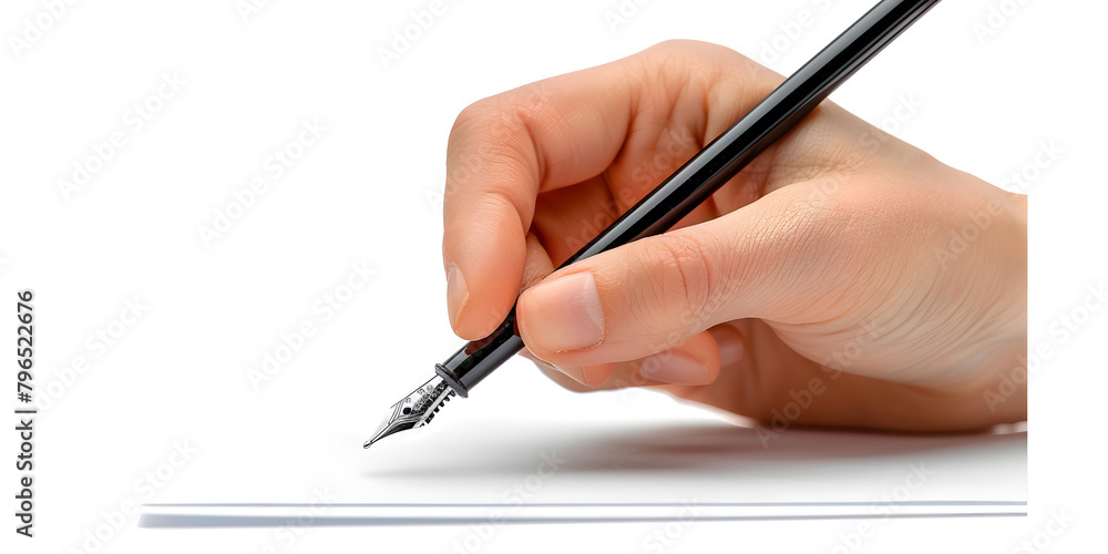 hand with pen hand with pen