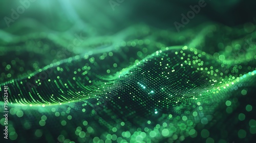 Ultra-modern digital matrix, flowing streams of binary code, green on black, abstract visualization of AI processing