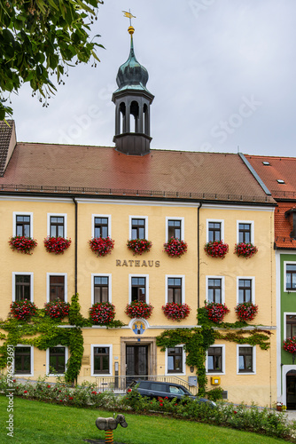 Rathaus Stolpen, Sachsen, Deutschland