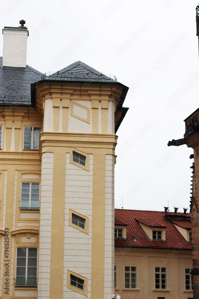 Monumental architecture in the old town of Prague, Czech Republic Monumental architecture in the old town of Prague, Czech Republic