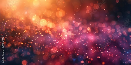 A colorful background with many small circles