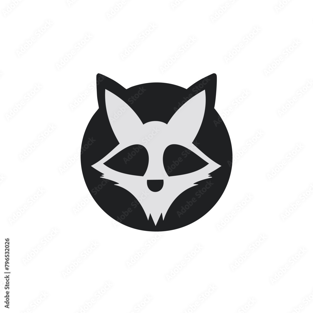 Fox Vector Illustration - Adorable Red Fox Icon for Animal Mascot, Emblem, Badge