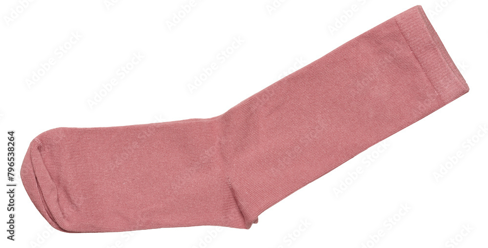 Pink socks on isolated background Pink socks on isolated background