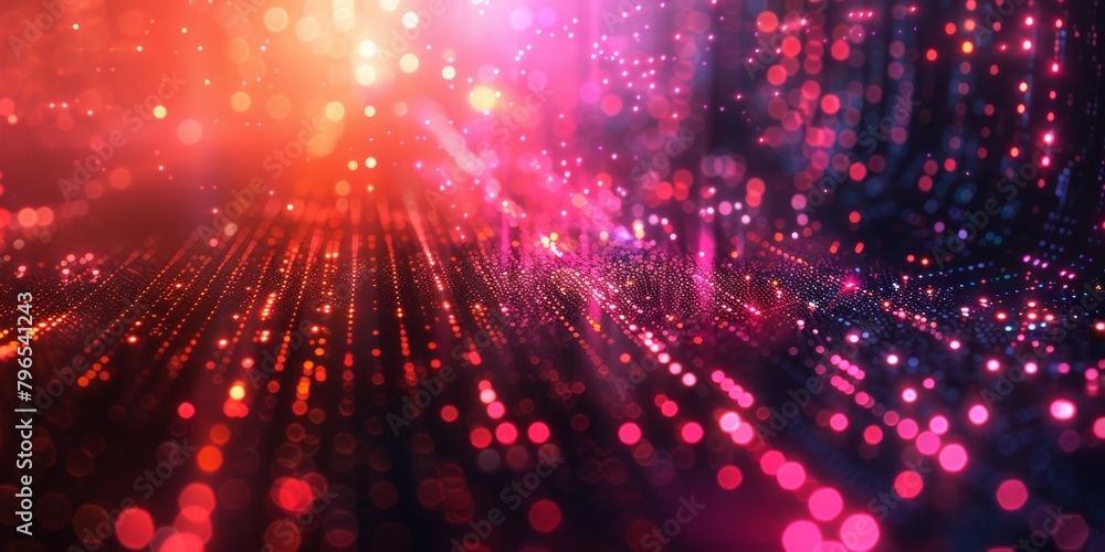 A colorful background with many small dots A colorful background with many small dots