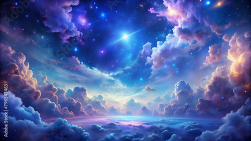 Mythical 3D image of mystical, sky, universe photo