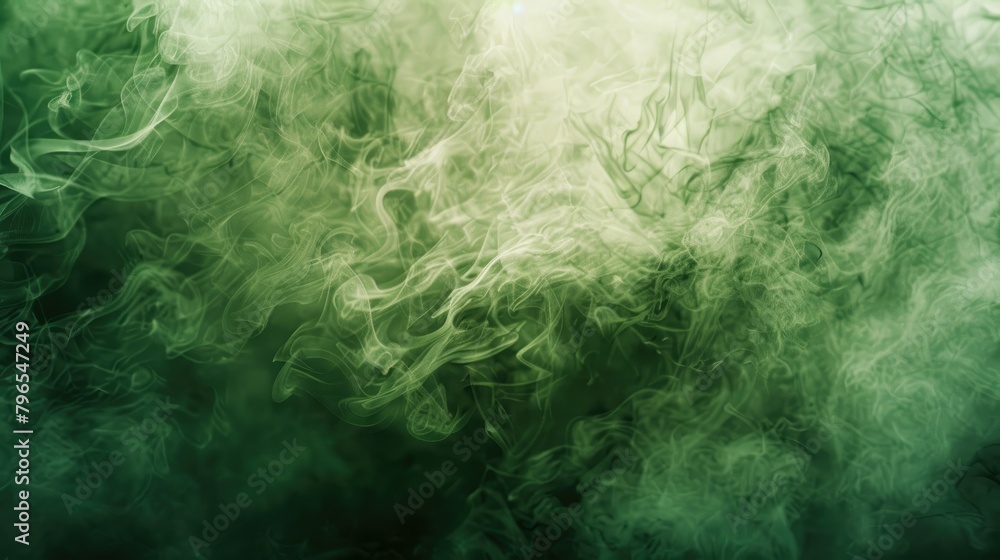 A greenish smokey background with a greenish smokey foreground A greenish smokey background with a greenish smokey foreground