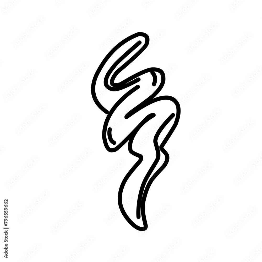 Fototapeta premium Sauce outline vector