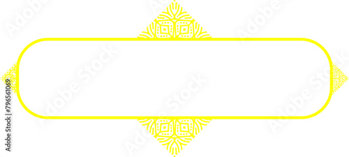 Decorative Name Plate Frame