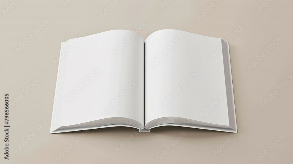 open white magazine mockup open white magazine mockup