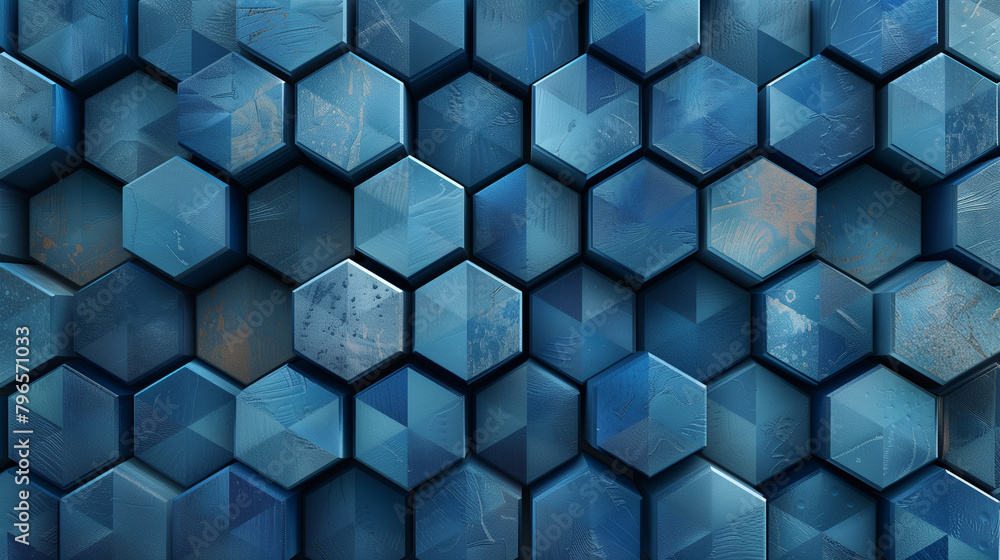Abstract blue background with a seamless pattern of 3D cubes,Colorful Geometric Triangle Mosaic Texture Art Abstract blue background with a seamless pattern of 3D cubes,Colorful Geometric Triangle Mosaic Texture Art