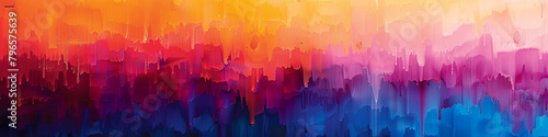 Absorb the rhythmic symphony of colors on a sunrise gradient canvas, where vibrant tones dance with deeper shades, forming a dynamic backdrop for graphic experimentation.