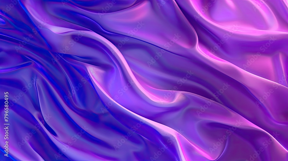 Obraz premium A purple fabric with a wave pattern