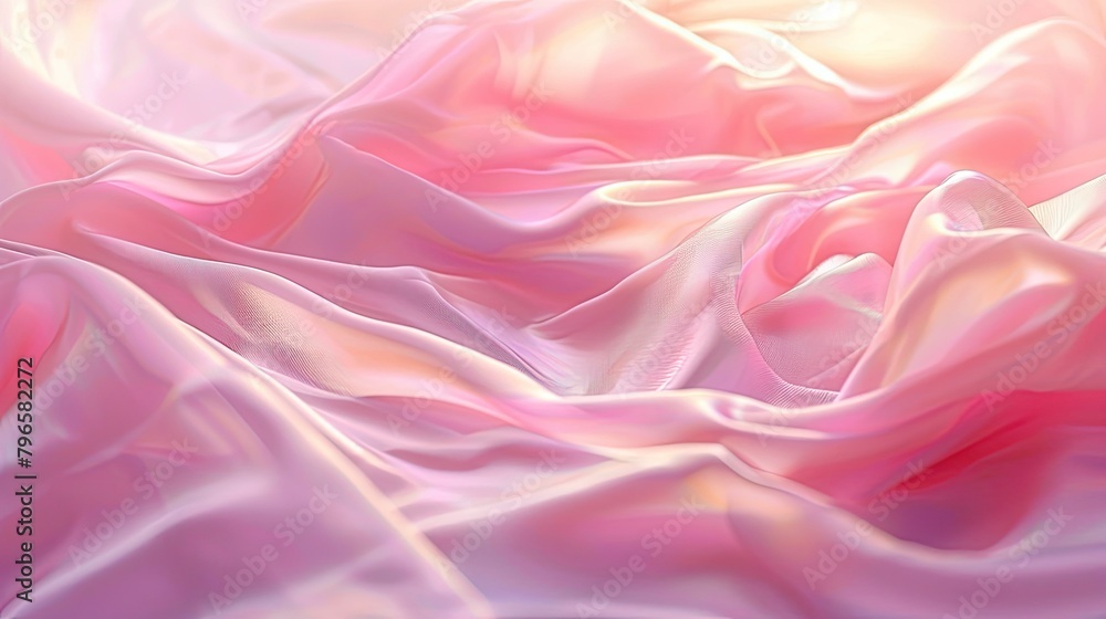 Fototapeta premium A pink fabric with a soft texture