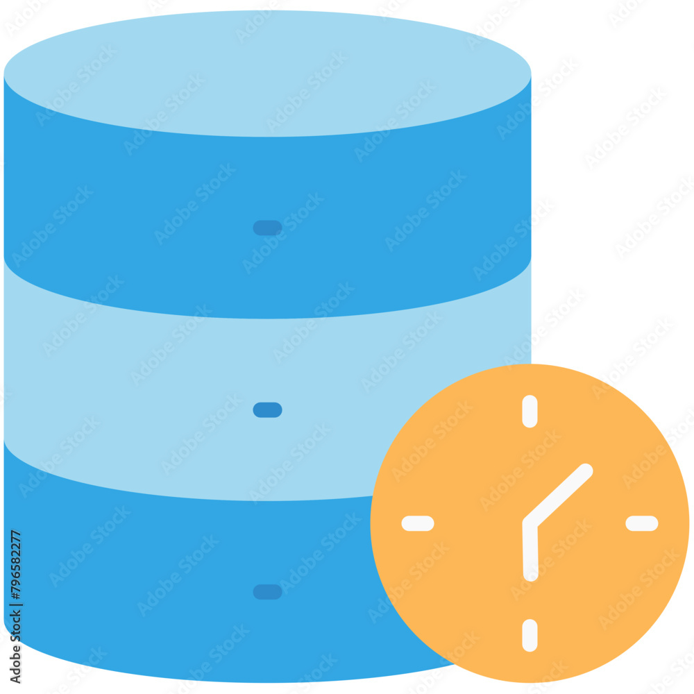Database Server Management colored Icon sets Database Server Management colored Icon sets