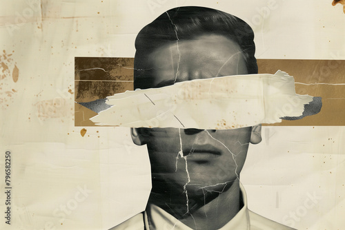 vintage collage, moodboard, creative illustration
