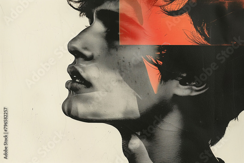 vintage collage, moodboard, creative illustration