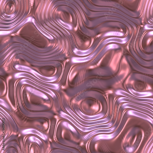 Seamless background. Abstract 3D Background with flowing metal texture. Abstract seamless background as a basis for web site.
