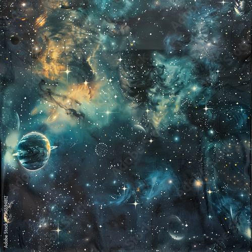 Cosmic Infinity A Stellar Backdrop © Digital