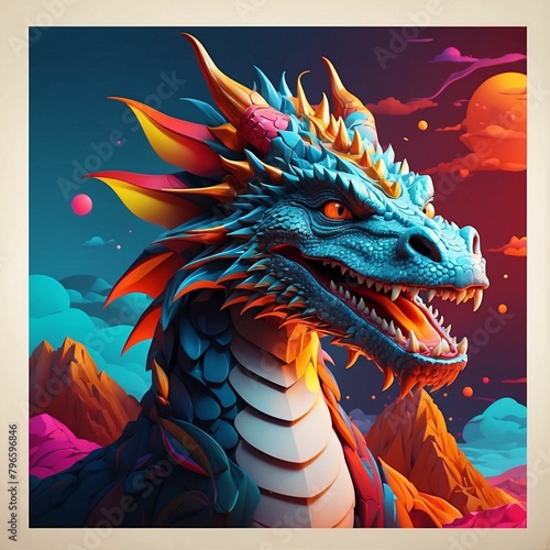 chinese dragon head © Ri