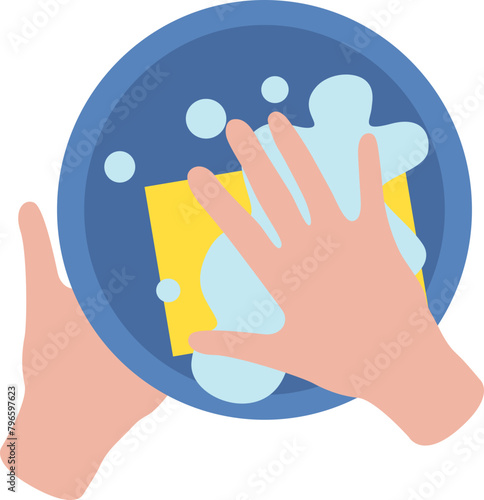 Wash the dishes icon