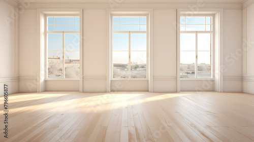 Wallpaper Mural an empty room Torontodigital.ca