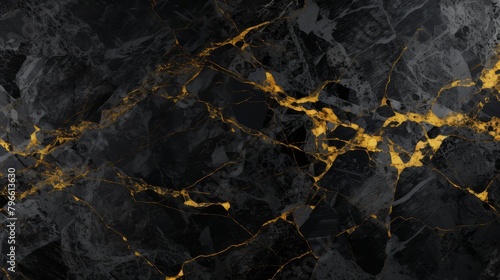 Black marble patterned texture background. Marbles of Thailand, abstract natural marble black and gold