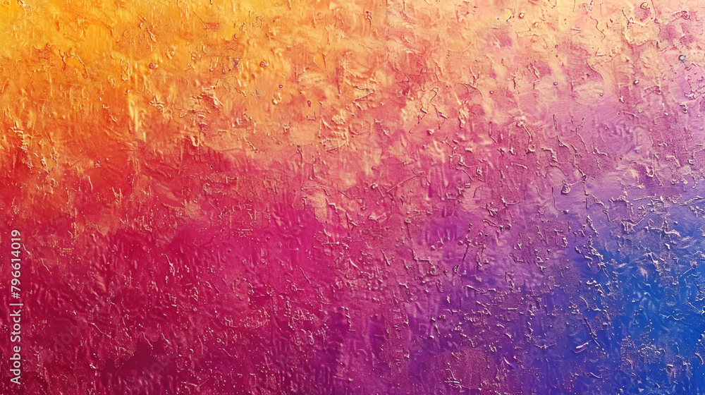 Stunning abstract illustration of pink, orange, yellow and purple Pastel paint ,Natural multicolored background with patina rusty copper plate ,abstract clouds flame background