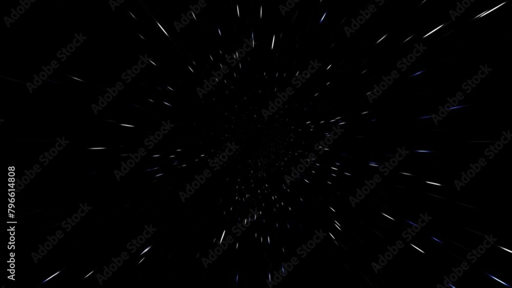 Glowing colorful neon lights particles space in dark tunnel. 4K 3D Abstract hyperspace tunnel through time and space animation. Sci-Fi. Glowing colorful neon lights particles space in dark tunnel. 4K 3D Abstract hyperspace tunnel through time and space animation. Sci-Fi.