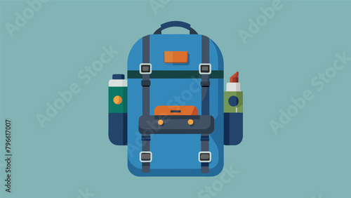 A versatile and durable backpack made from upcycled materials perfect for both work and travel..