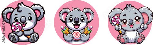 cute cola mascot for logo or candy business
