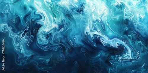 Discover the Depths of Creativity with an Abstract Ocean Background, where Endless Inspiration Flows like the Sea 