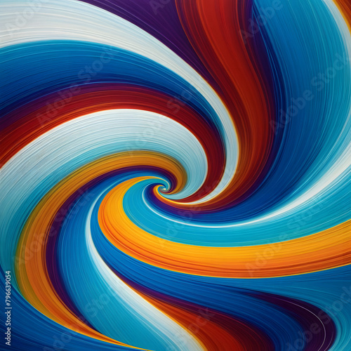 colorful swirls of colors   ai-generatet