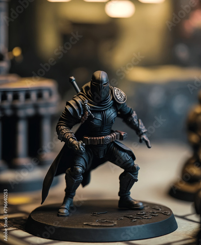 A ninja figurine on the table