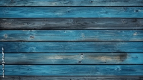 Wallpaper Mural Rustic Old Weathered Blue Wood Plank Background Texture extreme closeup. High quality photo Torontodigital.ca