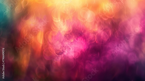 An enchanting sight of blurred colors merging in the distance creates a dreamy and surreal feel in this defocused background image. Ethereal and alluring it resembles the ethereal . photo