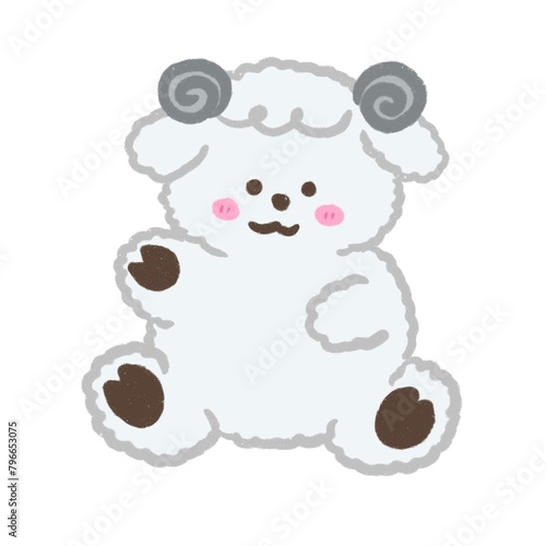 Cute sheep