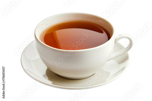 Tea in a fancy cup set