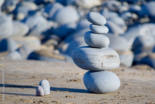 Pebbles on the beach