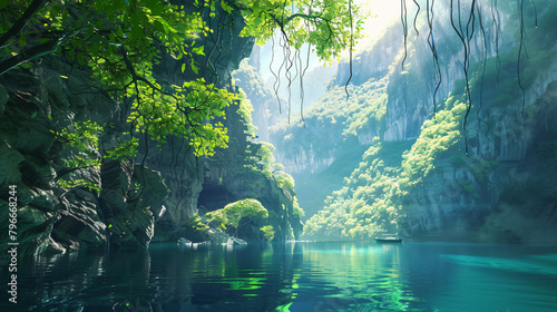 Fabulous heavenly tranquil landscapes gorgeous bright