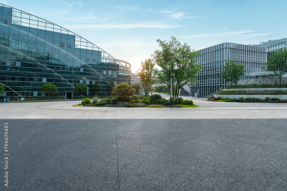 Park Square and Office Building of Science and Technology Park, Chongqing, China