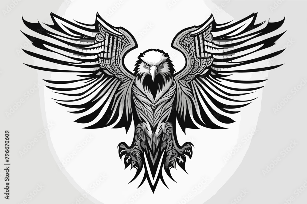 Obraz premium Tribal Eagle Artwork