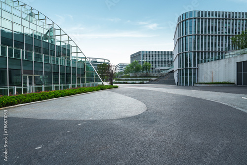 Park Square and Office Building of Science and Technology Park, Chongqing, China